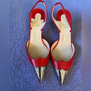 Authentic Christian Louboutin Calamijane Slingback’s. Size IT38 M. 2014 seasons